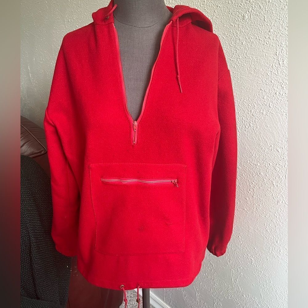 Vintage 1960’s 100% wool arrow quarter zip sweatshirt
